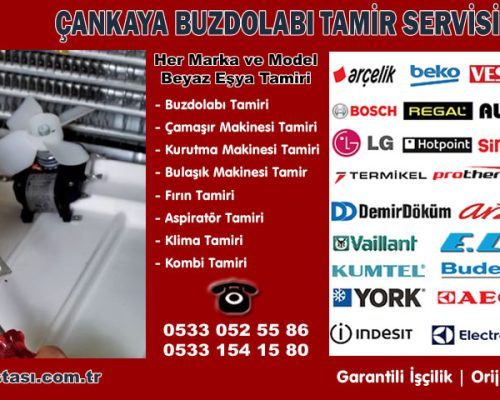 Çankaya Buzdolabı Tamir Servisi