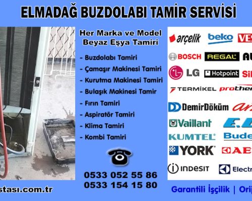 Elmadağ Buzdolabı Tamir Servisi