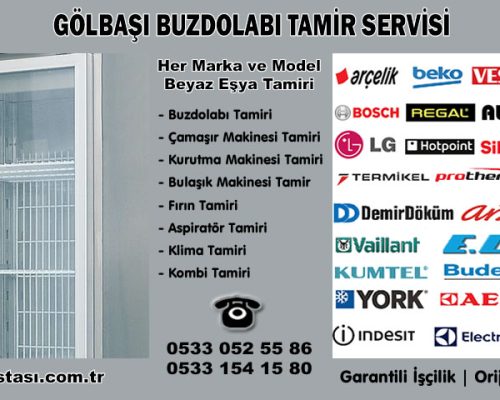 Gölbaşı Buzdolabı Tamir Servisi