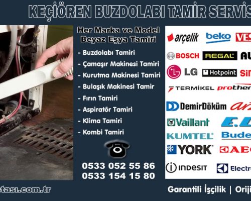 Keçiören Buzdolabı Tamir Servisi