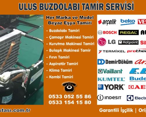 Ulus Buzdolabı Tamir Servisi