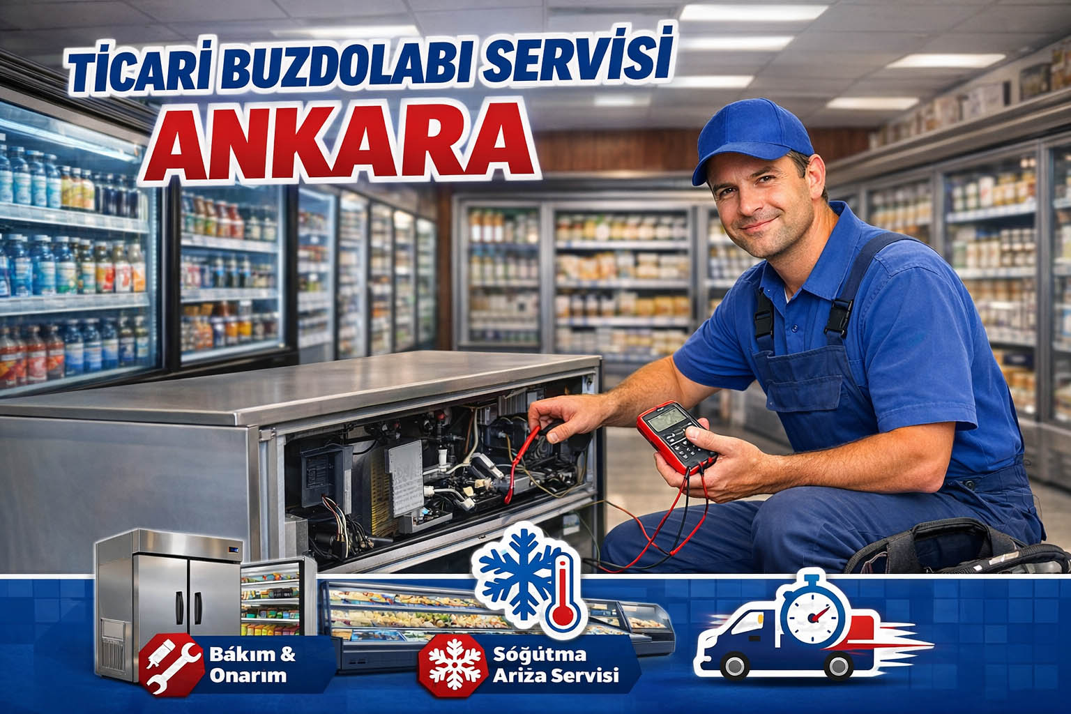 Sanayi Tipi Buzdolabı Servisi Ankara