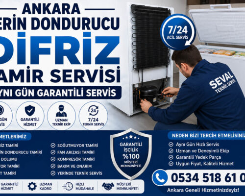 Ankara Derin Dondurucu Difriz Tamir Servisi